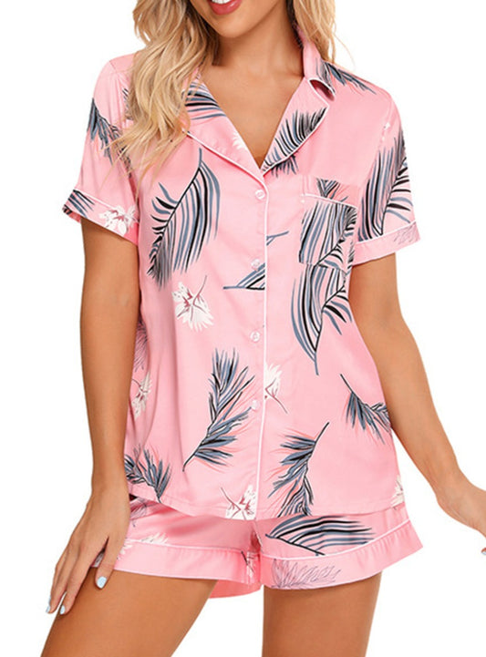 Indulge in comfort and style with our Button Up Top and Shorts Lounge Set. Soft fabric, chic design, and versatile wear. Perfect for relaxation.