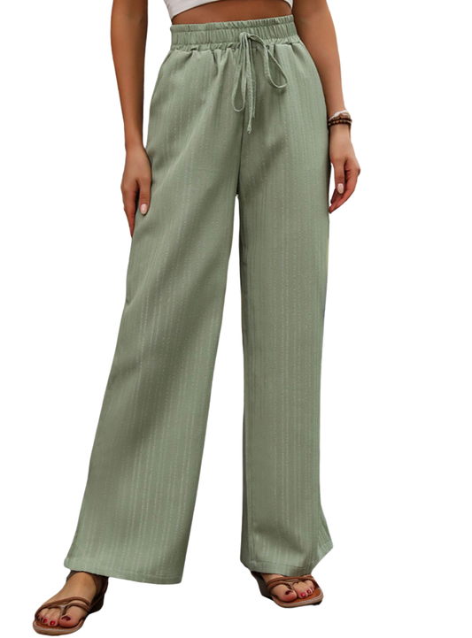 High Waist Wide Leg Pants - Whimsical Appalachian Boutique