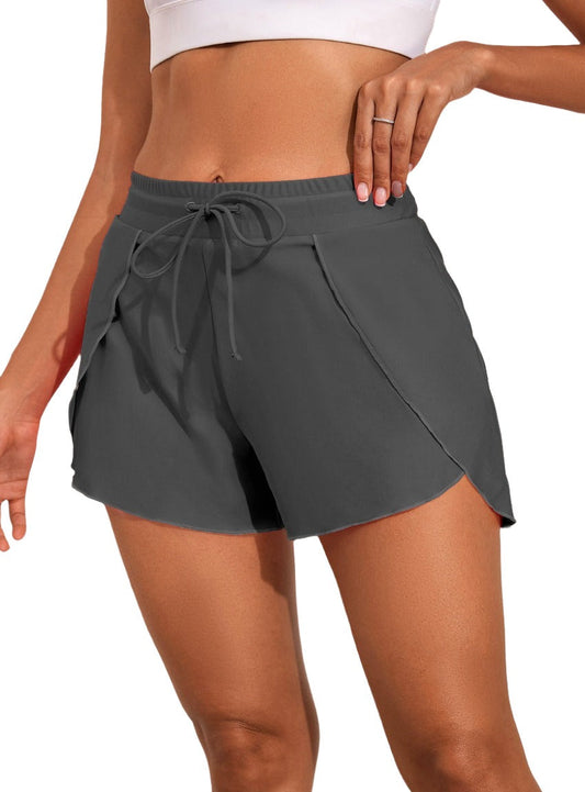 Drawstring Waist Swim Shorts - Whimsical Appalachian Boutique