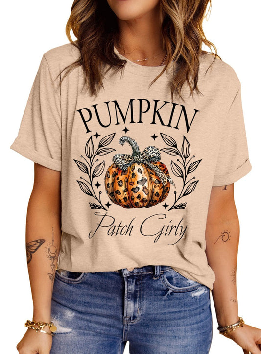 Pumpkin Patch Girly Graphic T-Shirt - Whimsical Appalachian Boutique