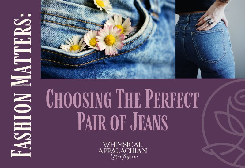 Guide to choosing the perfect jeans for women, focusing on fit, style, body shape, fabric, and sustainability for a comfortable and flattering look