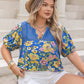 Stylish floral top with a vibrant and eye-catching pattern