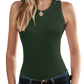 Elevate your wardrobe with our Solid Round Neck Tank. Perfect blend of style & comfort, available in 7 colors. Ideal for any occasion!