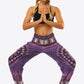 Purple bohemian harem pants with functional pockets and elastic cuffs.