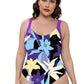 Stand out this summer with our bold floral one-piece swimsuit, designed for comfort and a flattering fit for all body types.