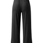 Comfortable wide-leg pants for women available in multiple colors.