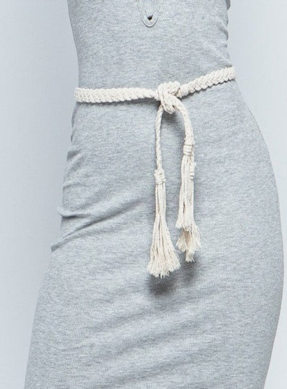 Coastal chic rope belt for summer outfits