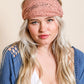 Bohemian style lace headwrap to accessorize your bohemian summer look!