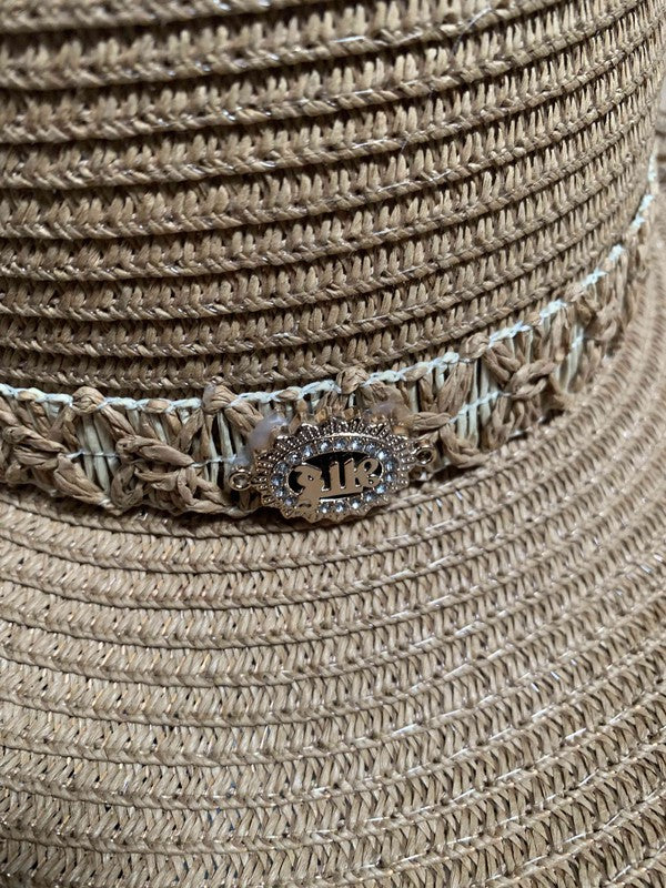 Floppy Boho Chic Straw Sun Hat