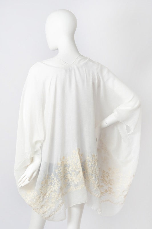 Bohemian Kimono for Women in White