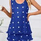 Heart Scoop Neck Tank and Shorts Lounge Set - Whimsical Appalachian Boutique