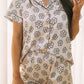 Flower Printed Top and Shorts Lounge Set - Whimsical Appalachian Boutique