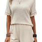 Tassel Round Neck Top and Shorts Set - Whimsical Appalachian Boutique