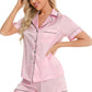 Button Up Top and Shorts Lounge Set - Whimsical Appalachian Boutique