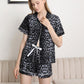 Collared Shirt & Shorts Pajama Set