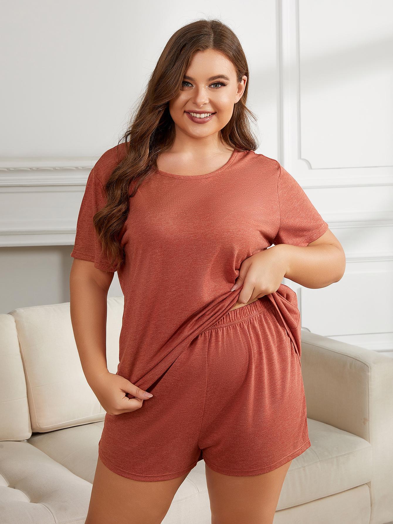 Plus Size Two-Piece Loungewear Set - Whimsical Appalachian Boutique