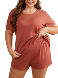 Plus Size Two-Piece Loungewear Set - Whimsical Appalachian Boutique