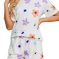 Floral Round Neck Raglan Sleeve Lounge Set - Whimsical Appalachian Boutique