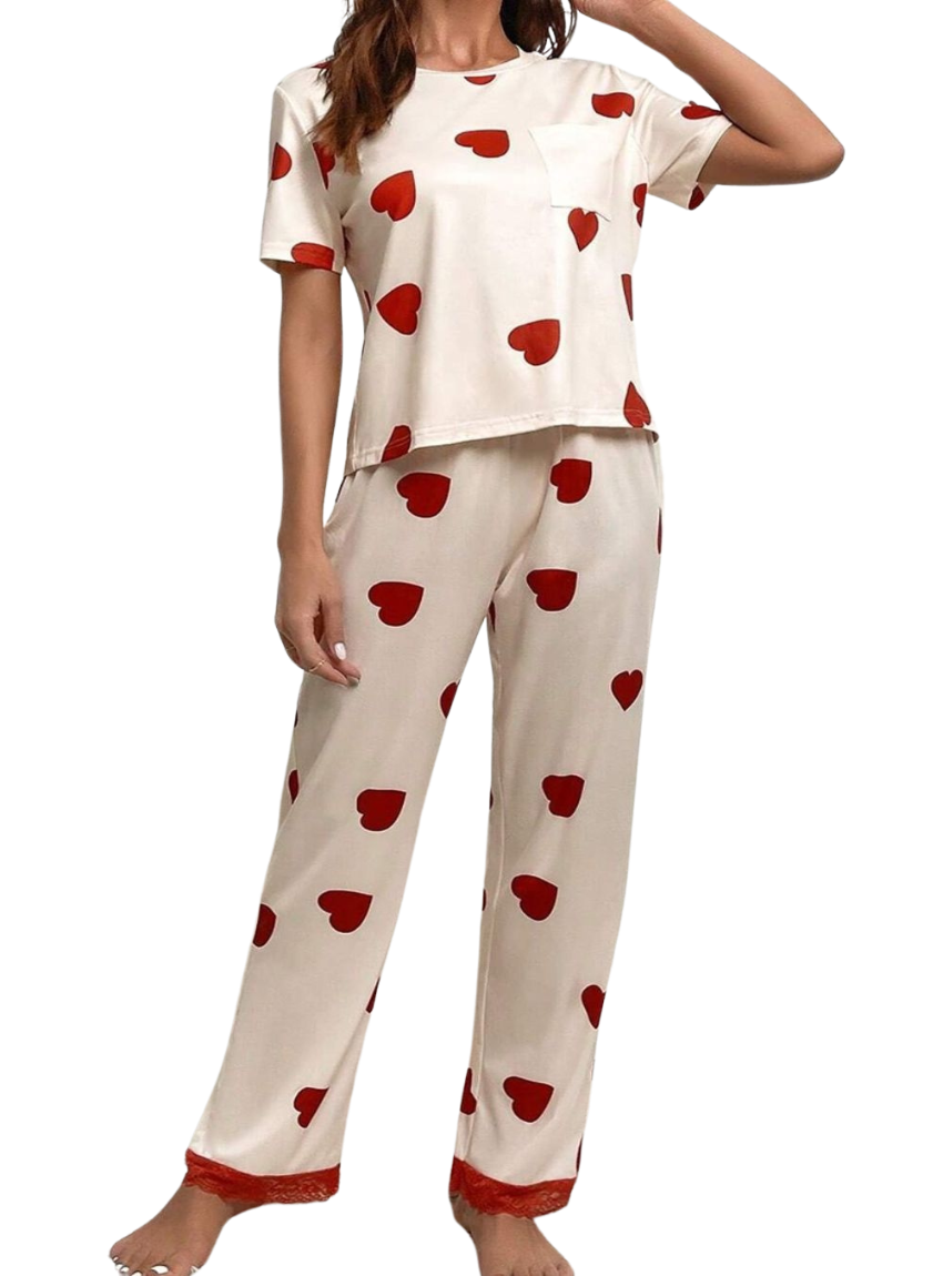 Pocketed Top and Drawstring Pants Lounge Set - Whimsical Appalachian Boutique