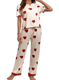 Pocketed Top and Drawstring Pants Lounge Set - Whimsical Appalachian Boutique