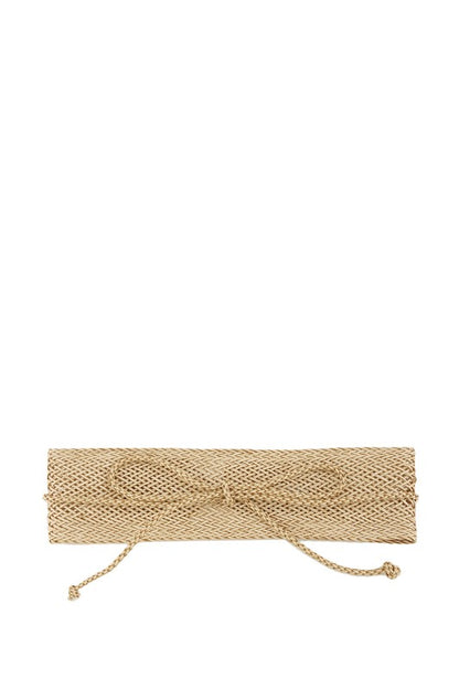 Versatile straw belt perfect for dresses and jeans