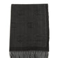 Double C Pattern Scarf with Fringe