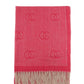 Double C Pattern Scarf with Fringe