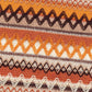 Multicolored knit tank top with tribal patterns