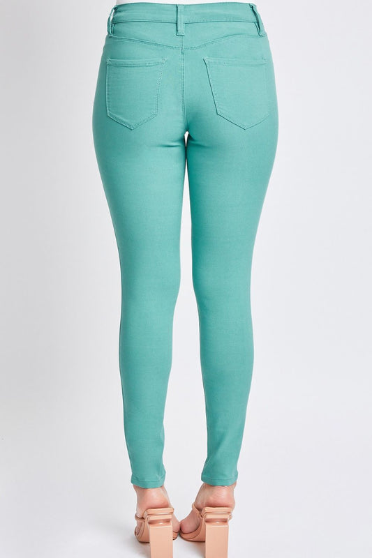 Sea Green Hyperstretch Skinny Jeans