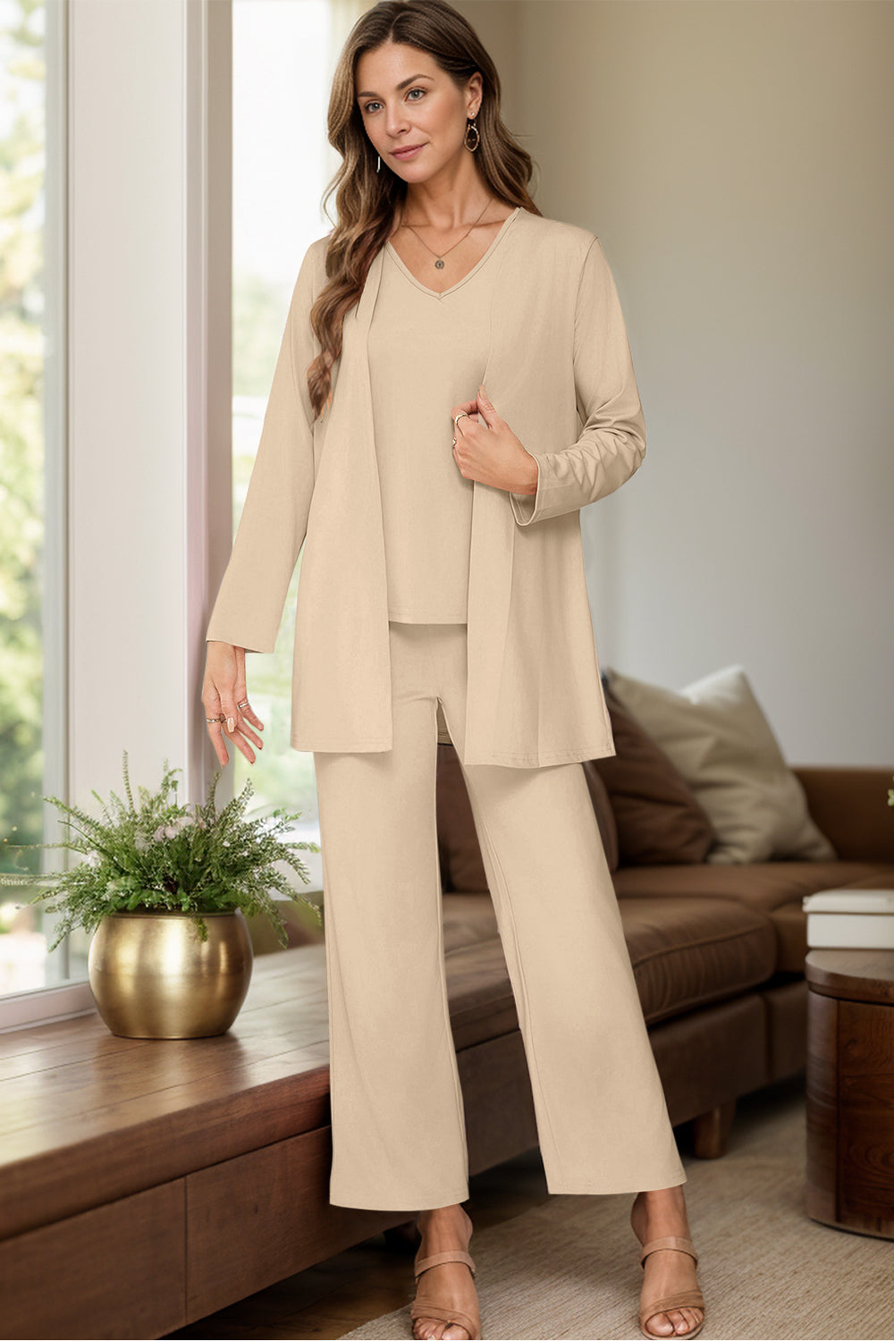 3 Piece Women's Pant Suit – Available in 4 Colors