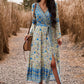 Lightweight and breathable Boho Floral Maxi Dress.