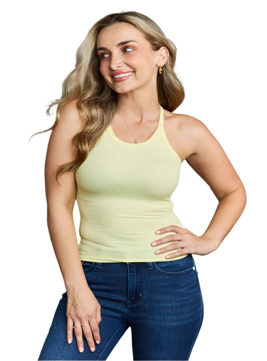 Simple Halter Neck Tank Top