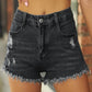 Stay chic with our Raw Hem Denim Shorts, perfect for any casual occasion. Available in 4 colors - style and comfort in one