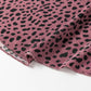 Mauve leopard print tank top, machine washable.