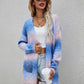 Angel Wings Gradient Open-Front Cardigan