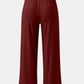 Comfortable wide-leg pants for women in six color options.