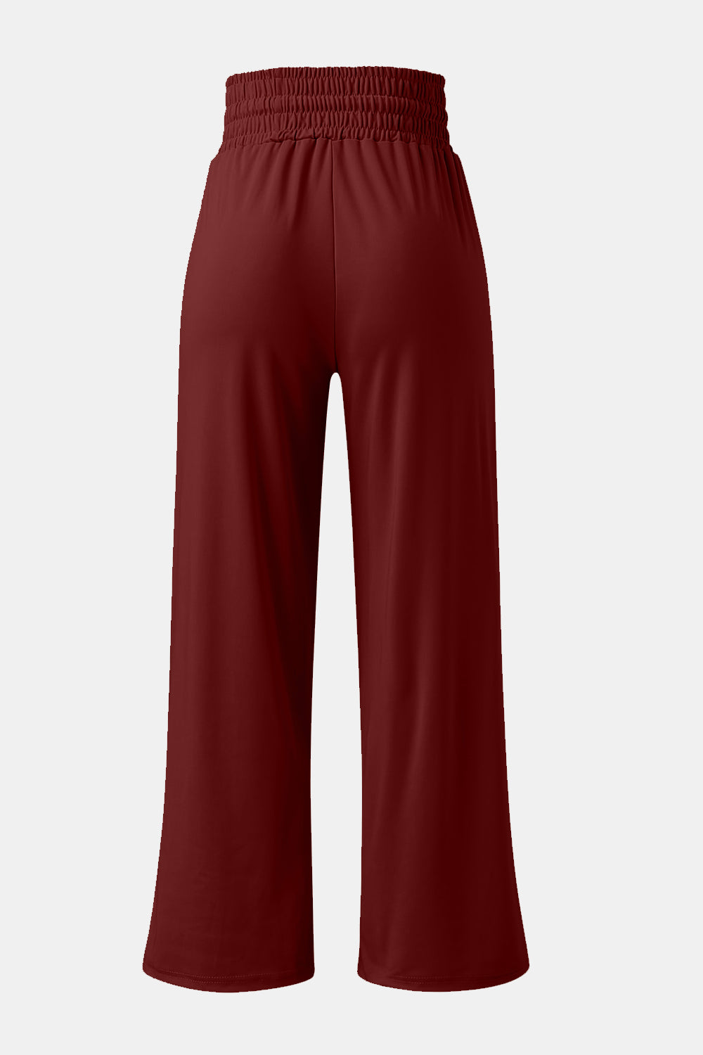 Comfortable wide-leg pants for women in six color options.