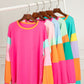 Pastel Sleeve Color Block Sweatshirt