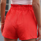 Chic high waist tie shorts with pockets for a stylish, comfortable fit. Perfect for any summer outing.