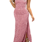 Turn heads in our Sequin Maxi Dress, perfect for any gala or event with its backless design and leg-flaunting split. Available in 5 colors.