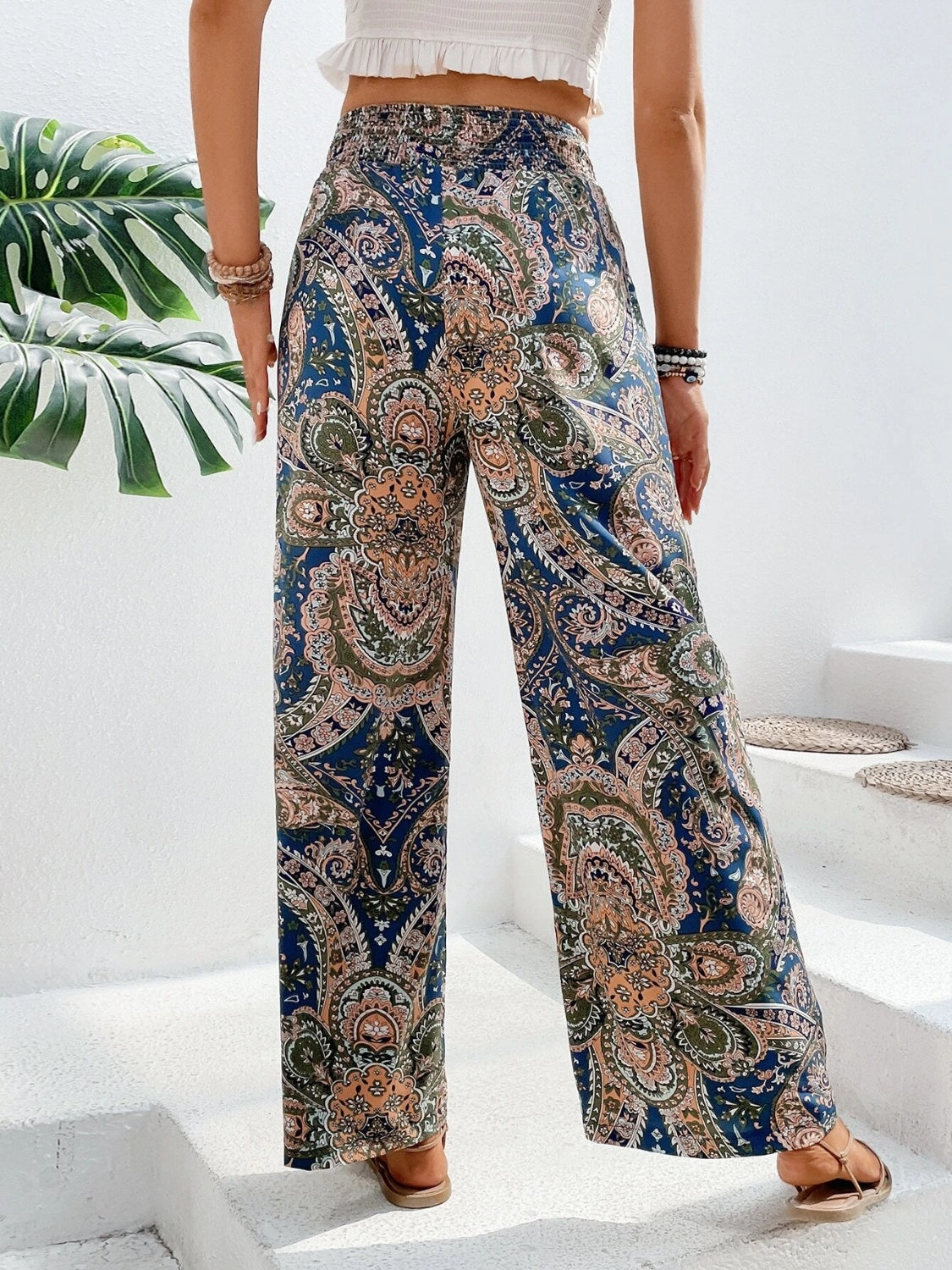 Elevate your style with our Printed Wide Leg Pants. Comfort meets boho-chic in these versatile, eye-catching statement pieces. Shop now!