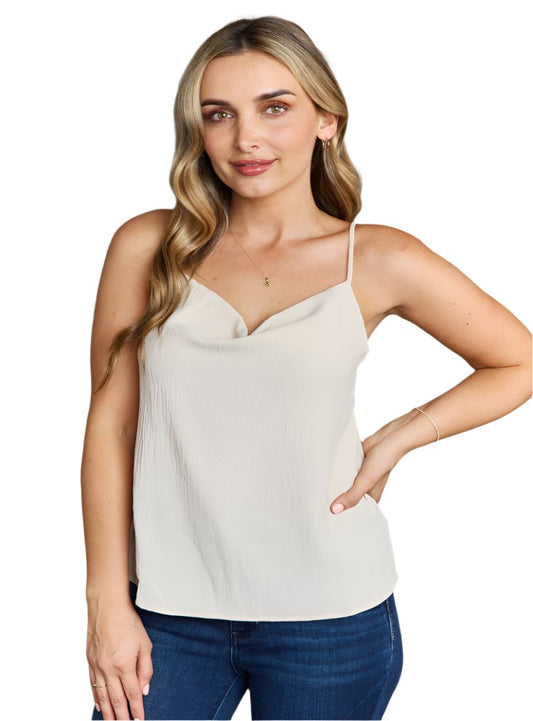 Loose Fit Cowl Neck Cami