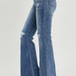 RISEN Distressed High Rise Flare Jeans