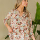 Versatile floral print blouse perfect for various occasions