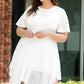 Shop the Plus Size Lace Trim Dress - a blend of comfort, elegance, and style perfect for every occasion. Feel beautiful and confident.