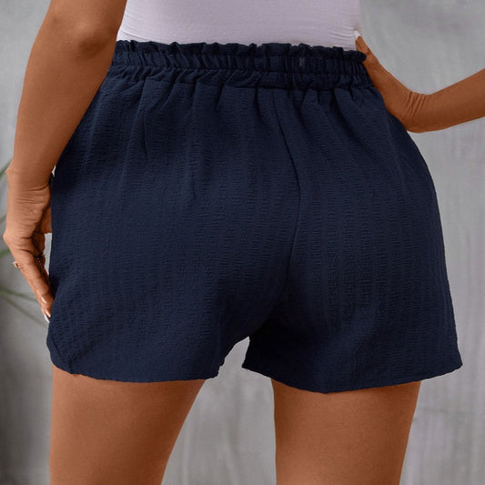 Shop the perfect blend of style & comfort with our Drawstring High Waist Shorts, ideal for a chic, versatile summer wardrobe.