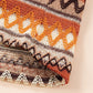 Bohemian style knit tank top in earthy colors