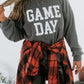 Corded Game Day Graphic Crewneck Top