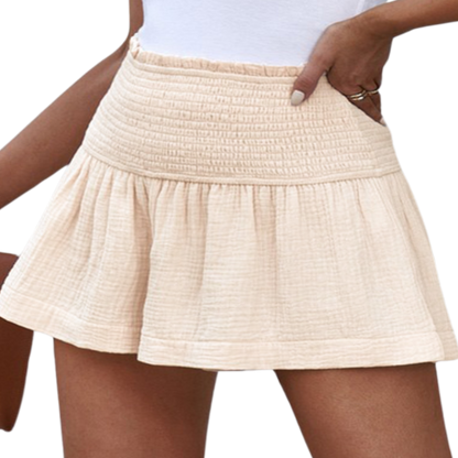 Discover the perfect blend of style and comfort with our Smocked Waistband Shorts, ideal for any summer occasion. Shop now for effortless elegance!