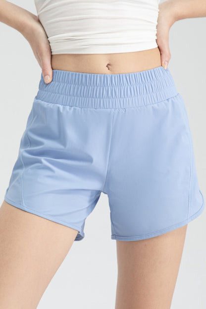 Elevate your active wardrobe with our Elastic Waist Active Shorts. Versatile, breathable, and stylish, perfect for any workout or casual day out.